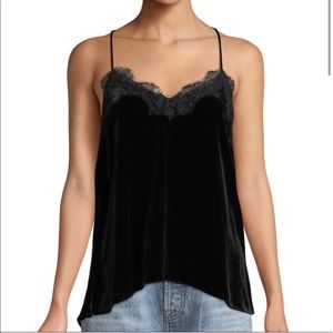Cami NYC “The Racer” velvet cami